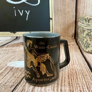 Trendy 1960s Vintage Aquarius Mug Federal Glass